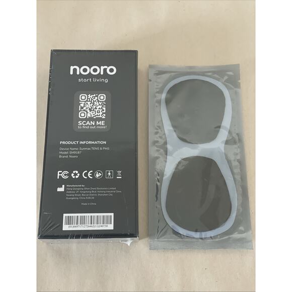 NEW Nooro Sunmas TENS & PMS SM9187 & Sticky Pad Back Knee Pain - Picture 2 of 2